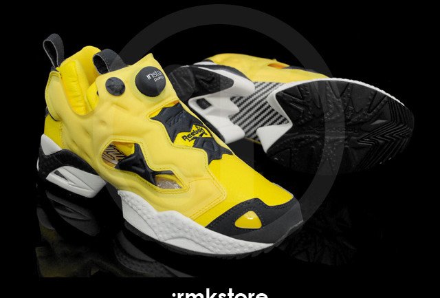 Reebok Insta Pump Fury Yellow/Navy