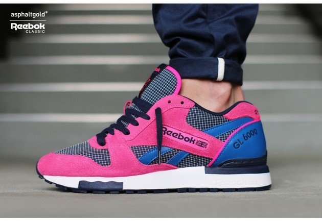Reebok GL 6000 Pink-Navy blue