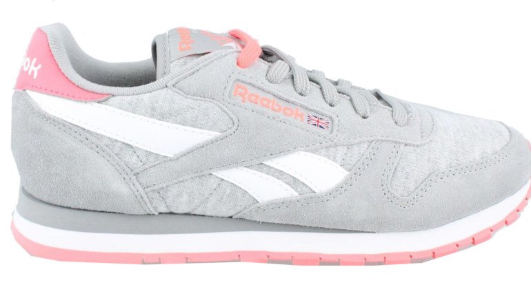 Reebok Classic Leather Seasonal Tin Grey / White / Punch Pink