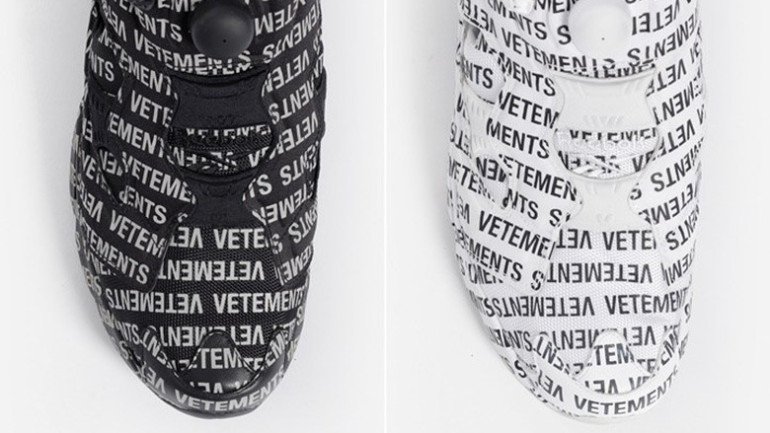 Vetements x Reebok Insta Pump Fury „Monogram”